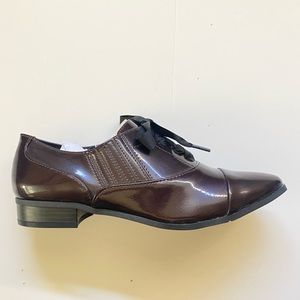 Lace Up Patent Oxfords